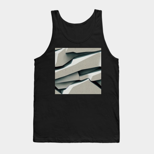 Stylized Granite Stone Pattern Texture #8 Tank Top by Endless-Designs